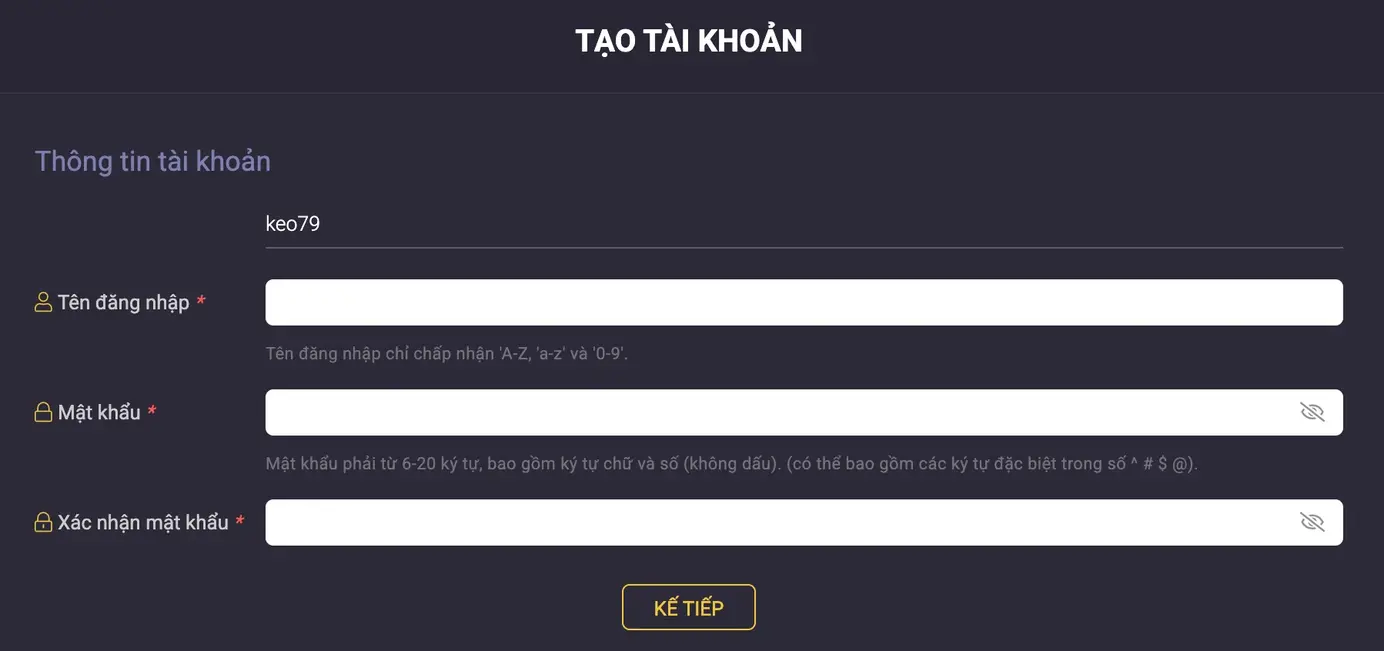 Đăng Ký Tài Khoản ZV99